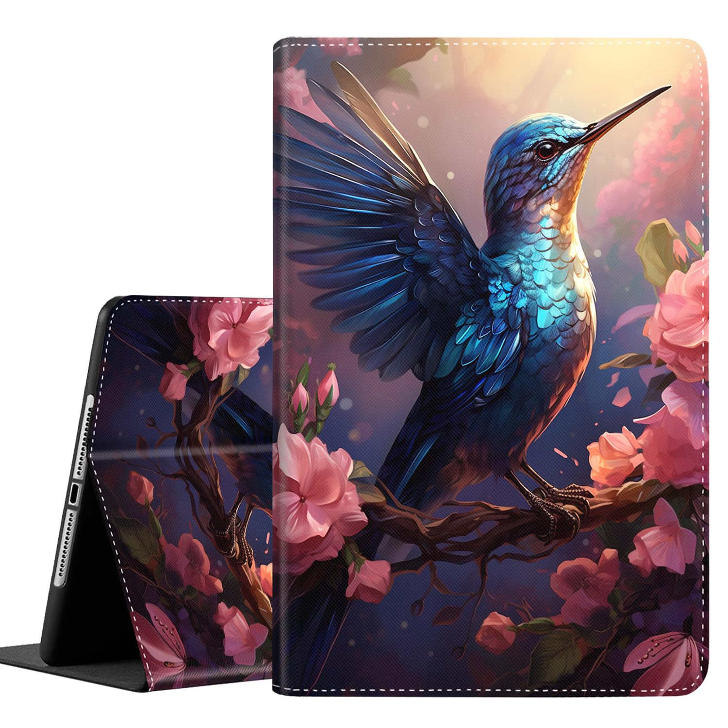 Case for iPad Mini 5/4/3/2/1, Durable Shockproof Protective Cover for Apple 7.9 inch iPad Mini 1st,2nd,3rd,4th,5th Generation，Hummingbird