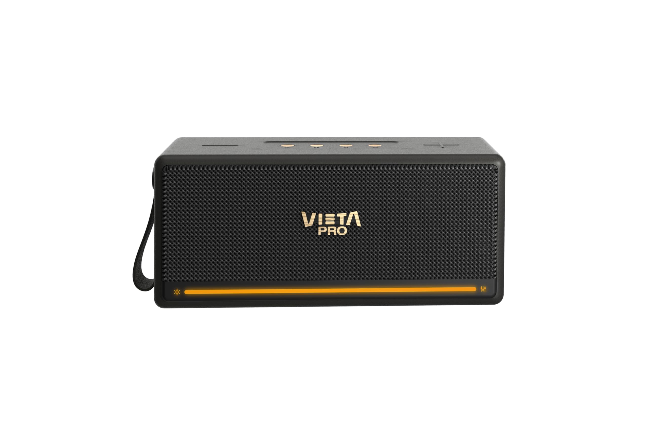 Vieta Pro Altavoz Portátil Bluetooth Potente Retro de 56W, Resistente al Agua, 10H BaterÃa, Micrófono, Estéreo, USB-C, TWS, Compatible con Alexa | Altavoz inalámbrico Autoamplificados Alegro
