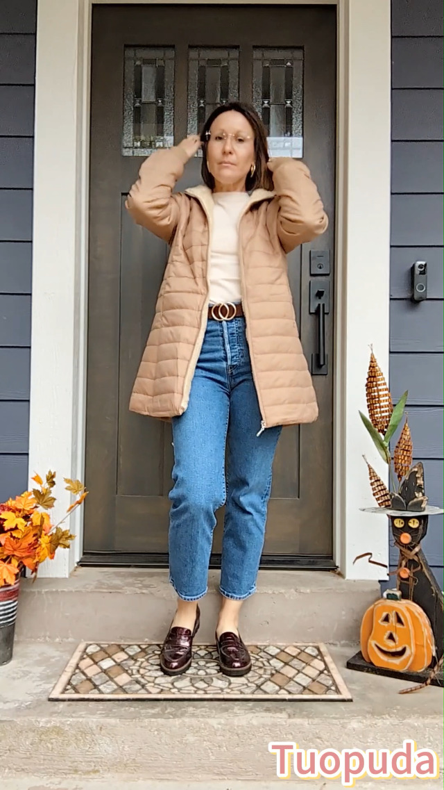 Giacca Primaverile Donna Tuopuda In Cotone – Militare, Con Cappuccio, Zip Antivento, Tasche, Cintura Regolabile, Leggera E Traspirante Per Mezza Stagione