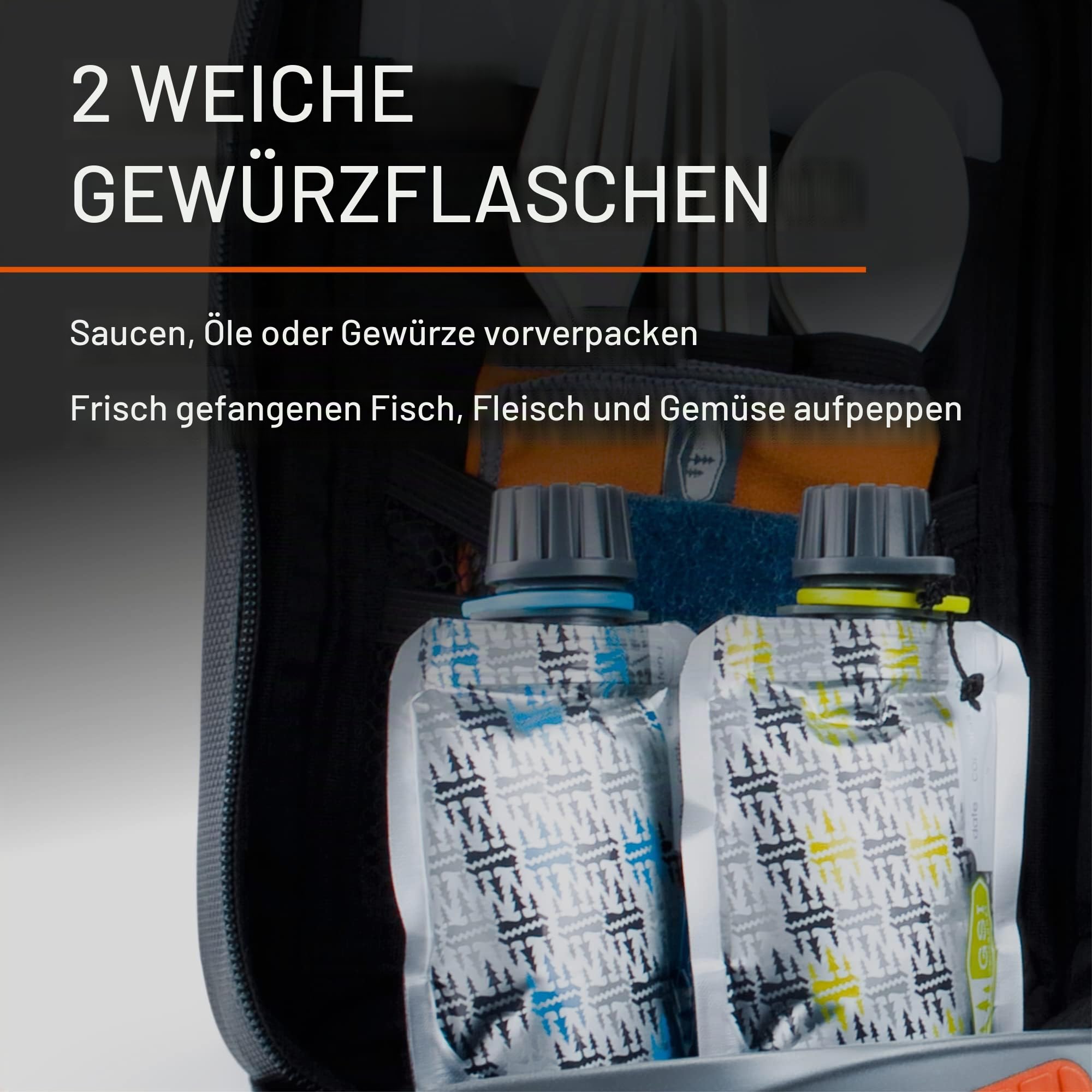 GSI Outdoor Küchenutensilienset 24-teilig, mehrfarbig, 90104