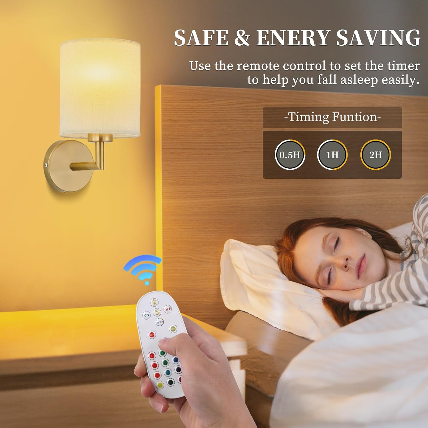 Battery Operated Wall Sconce Set of 2,Rechargeable Wall Lights with Remote Control,Wireless Wall Sconces with 3000mAh Detachable LED Bulb,15 Colours Dimmable Wall Lamp for Bedroom Living Room Hallway