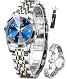 Women's Wrist Watches, Small Wrist Stainless Steel Watch for Women, Fashion Dress Analog Quartz Ladies Watch