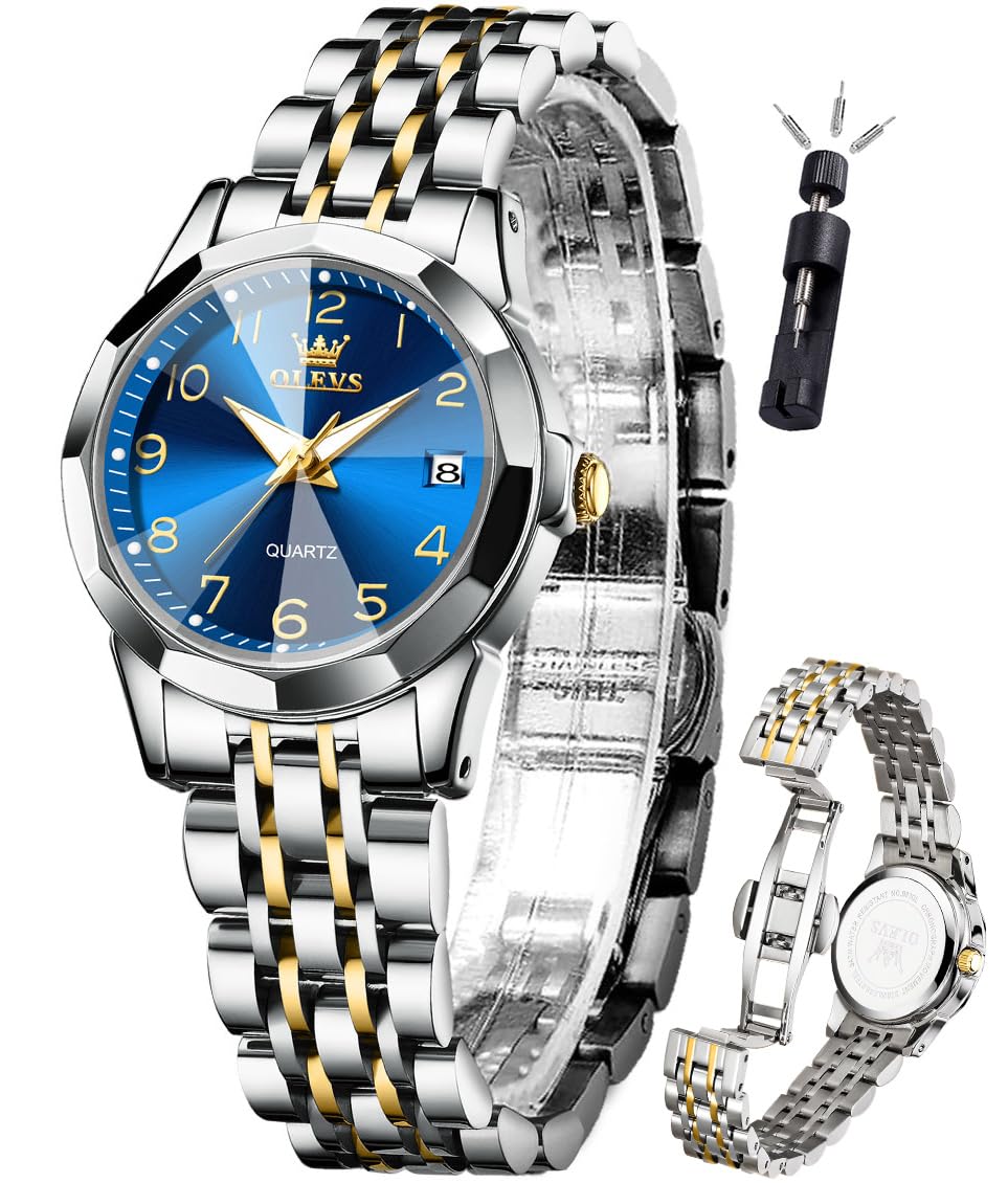 Stainless Steel Watches For Guys With Small Wrists OLEVSWomen's