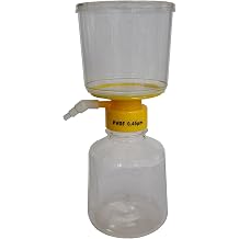 Argos BPV4550 PVDF Membrane Sterile Bottle Top Aspirator Vacuum Filtration Unit, 0.45 micrometer Pore Size, 500mL Capacity Case of 12