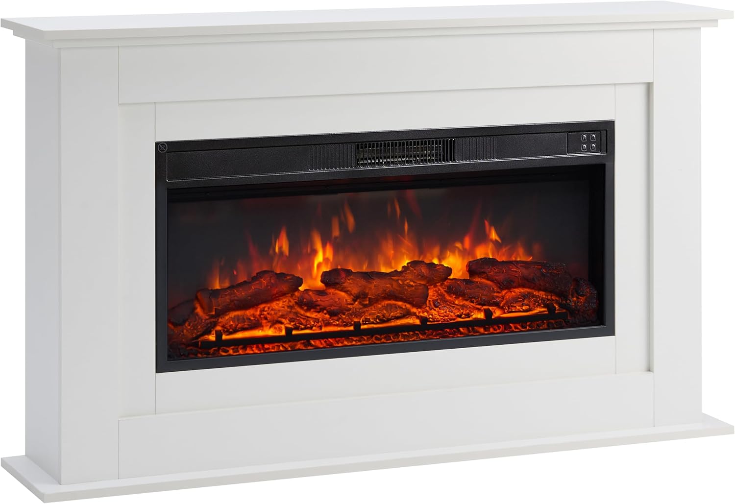 FlameKo Savannah Fireplace with 128cm/50" surround and Realistic Flame