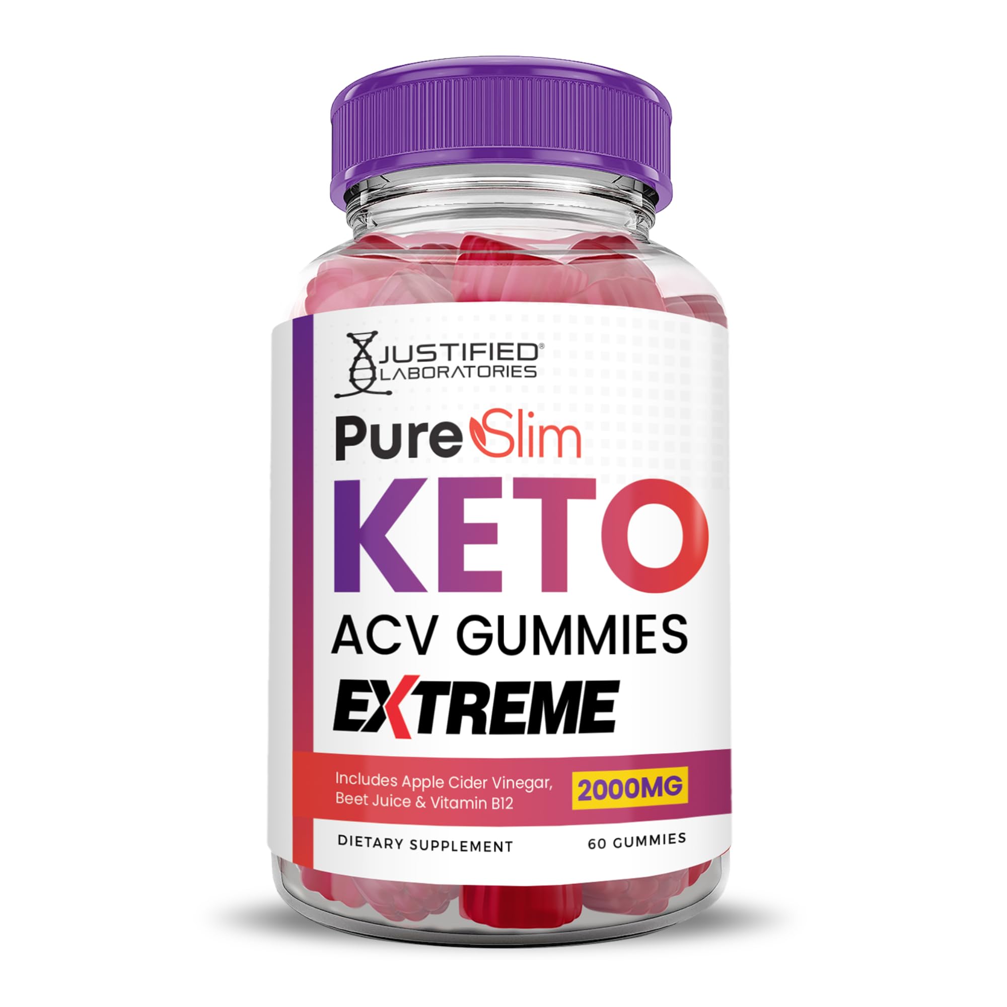 Amazon.com: Justified Laboratories Pure Slim Keto ACV Gummies