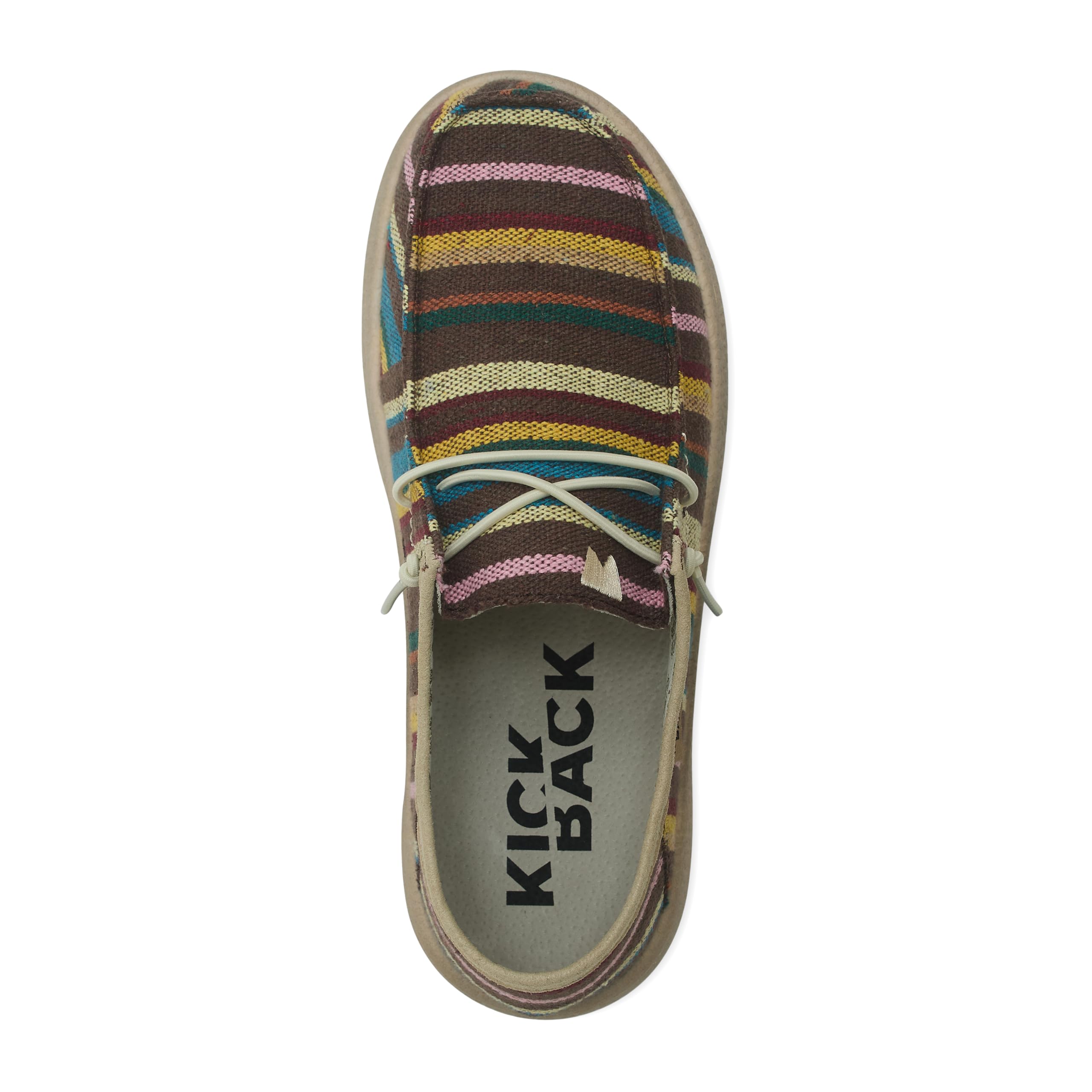 Kickback Lounger Scarpe Estive da Uomo in Tela – Mocassini Slip‑On Senza Lacci con Lacci Elastici – Sneakers Leggere per Interni ed Esterni con Suola Antiscivolo