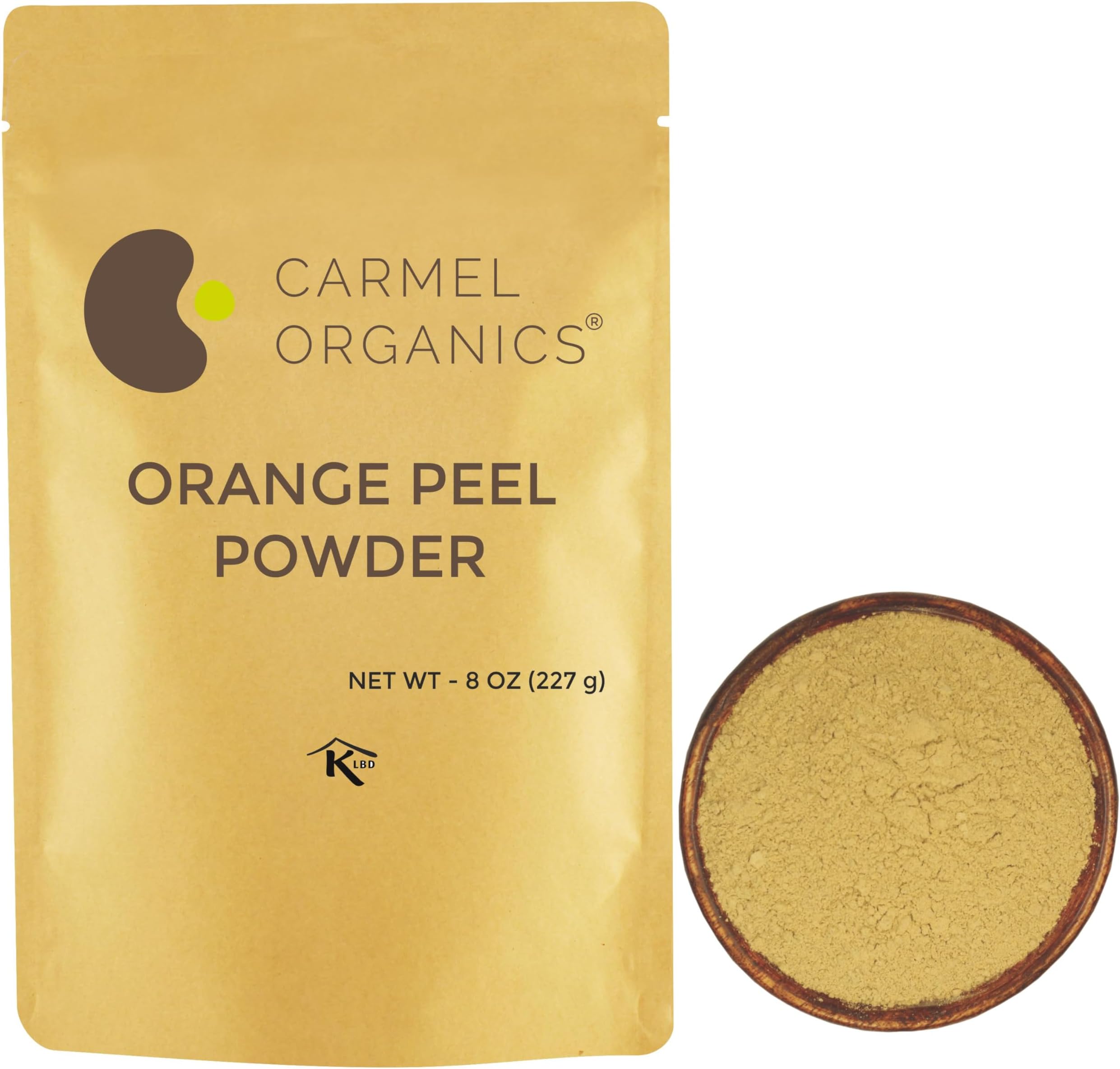 Orange Peel Powder (8 Oz or 227 Grams) | Natural | No added preservatives