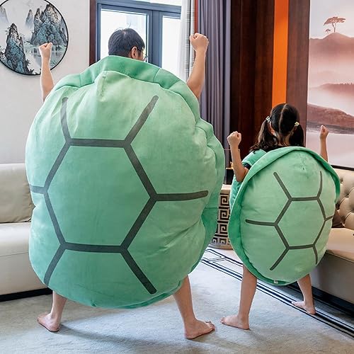Miniatura 5 de Almohadas de concha de tortuga portátil, disfraz de animal de peluche, divertido disfraz, almohada de tortuga gigante, regalo creativo para niños y