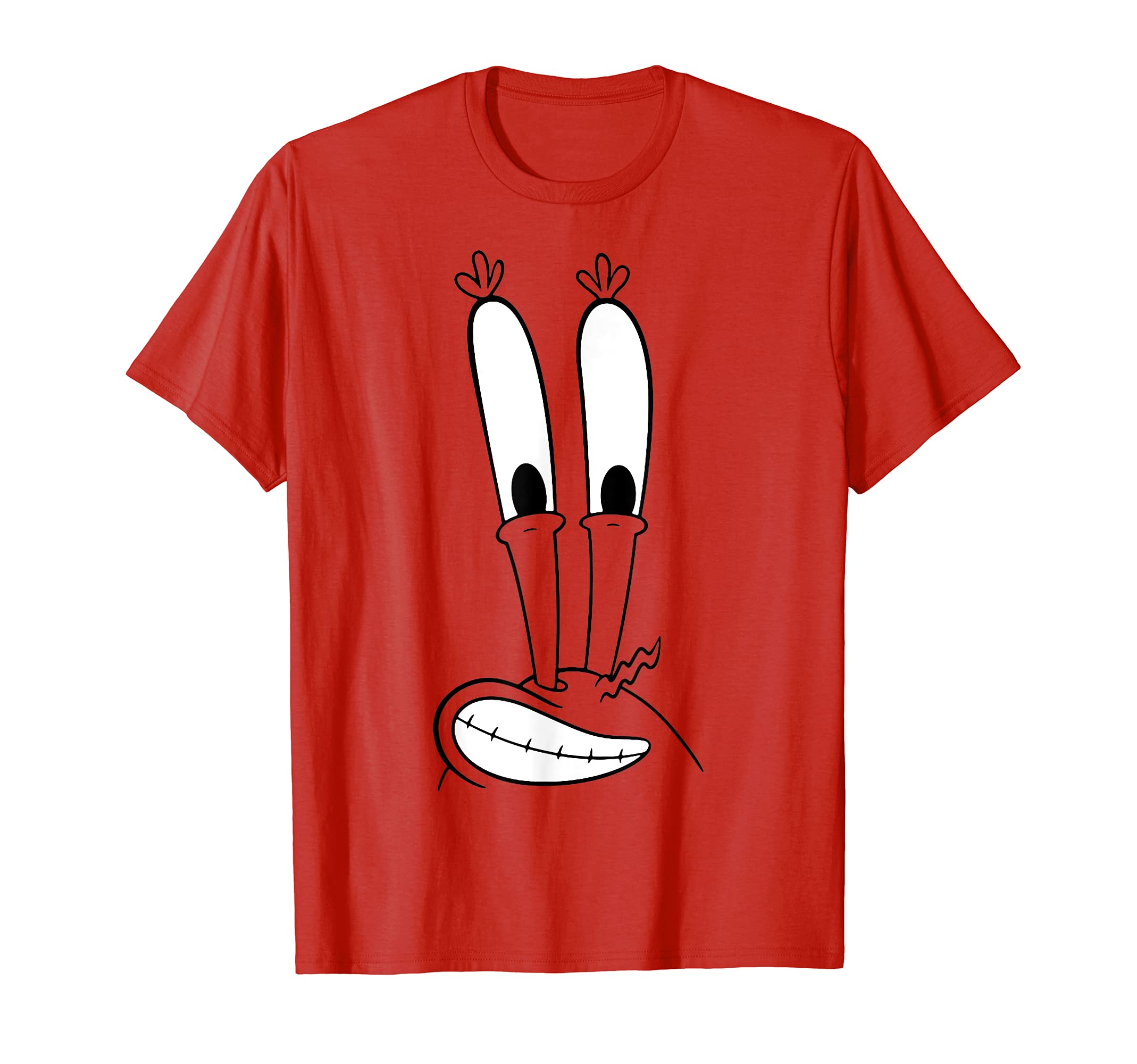 SpongeBob SquarePants Mr. Krabs Smiling Big Face T-ShirtOEKO-TEX STANDARD 100