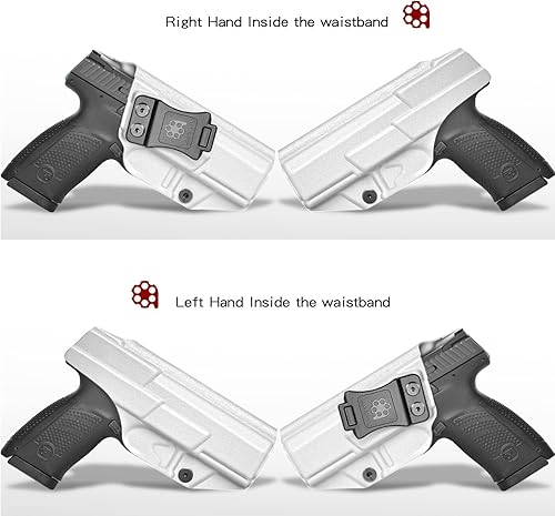 Miniatura 2 de Funda CZ P-10 C IWB KYDEX para pistola CZ P-10 C, cintura interior oculta, inclinación ajustable y retención 'Posi-Click', fabricado en EE. UU.