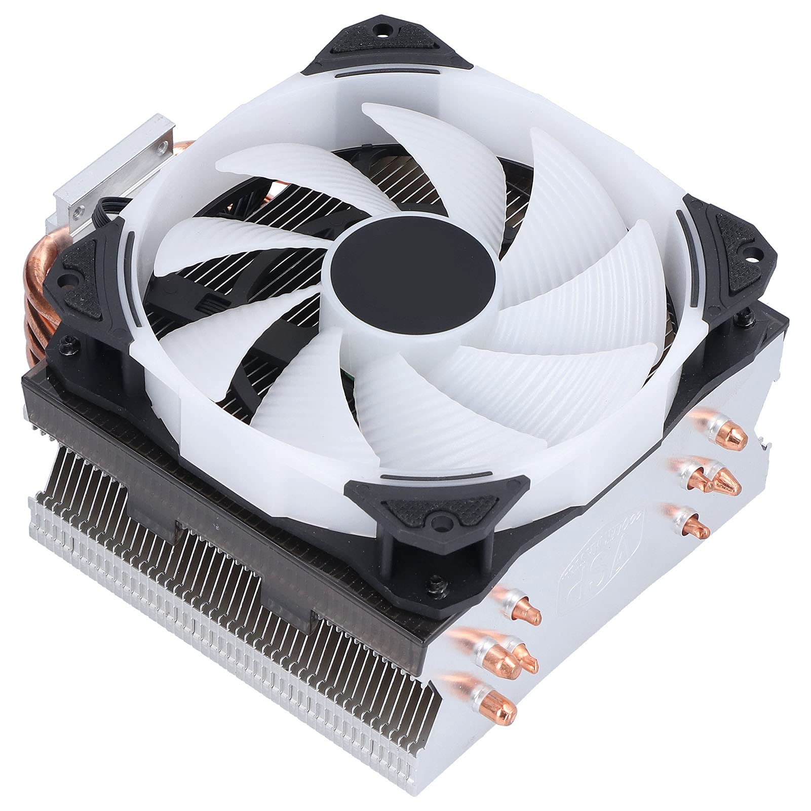 Yosoo Health Gear Chłodnica CPU, Czysta miedź 4 Rurki Cieplne, 120mm