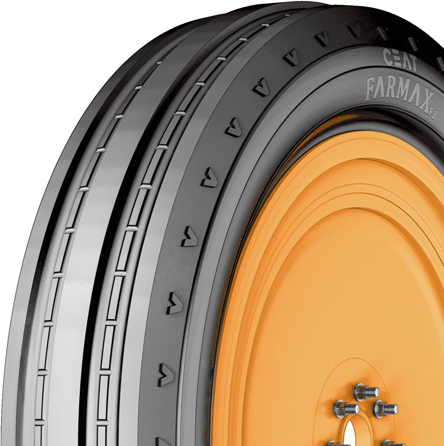 Ceat Farmax F-2 Tractor All-Season Tire-10-16 10X16 115A6 Load Range 8-Ply (TT) BSW Black Side Wall