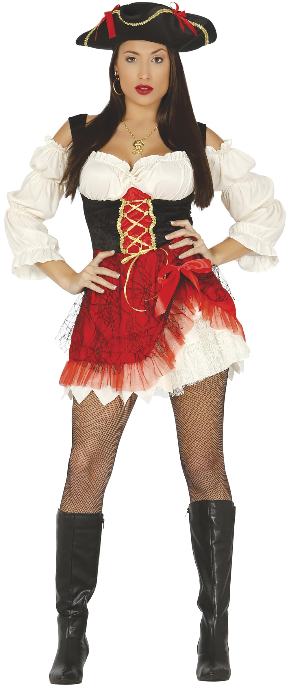 Guirca 84340 – Pirate Charlotte Adult Size L 42-44