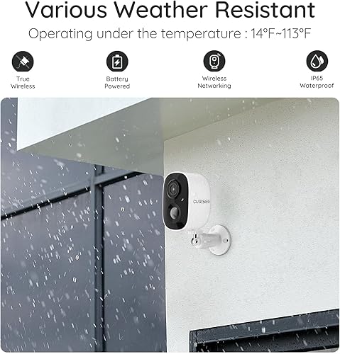 Miniatura 7 de Cámara de seguridad inalámbrica para exteriores, cámara inalámbrica 2K para cámaras de seguridad para el hogar, cámaras de seguridad de batería,