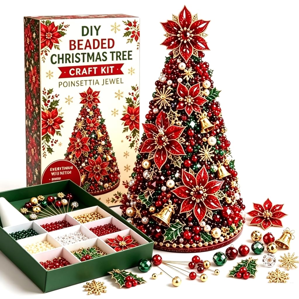 Juego de árbol de Navidad Press-Together para actividades familiares de manualidades