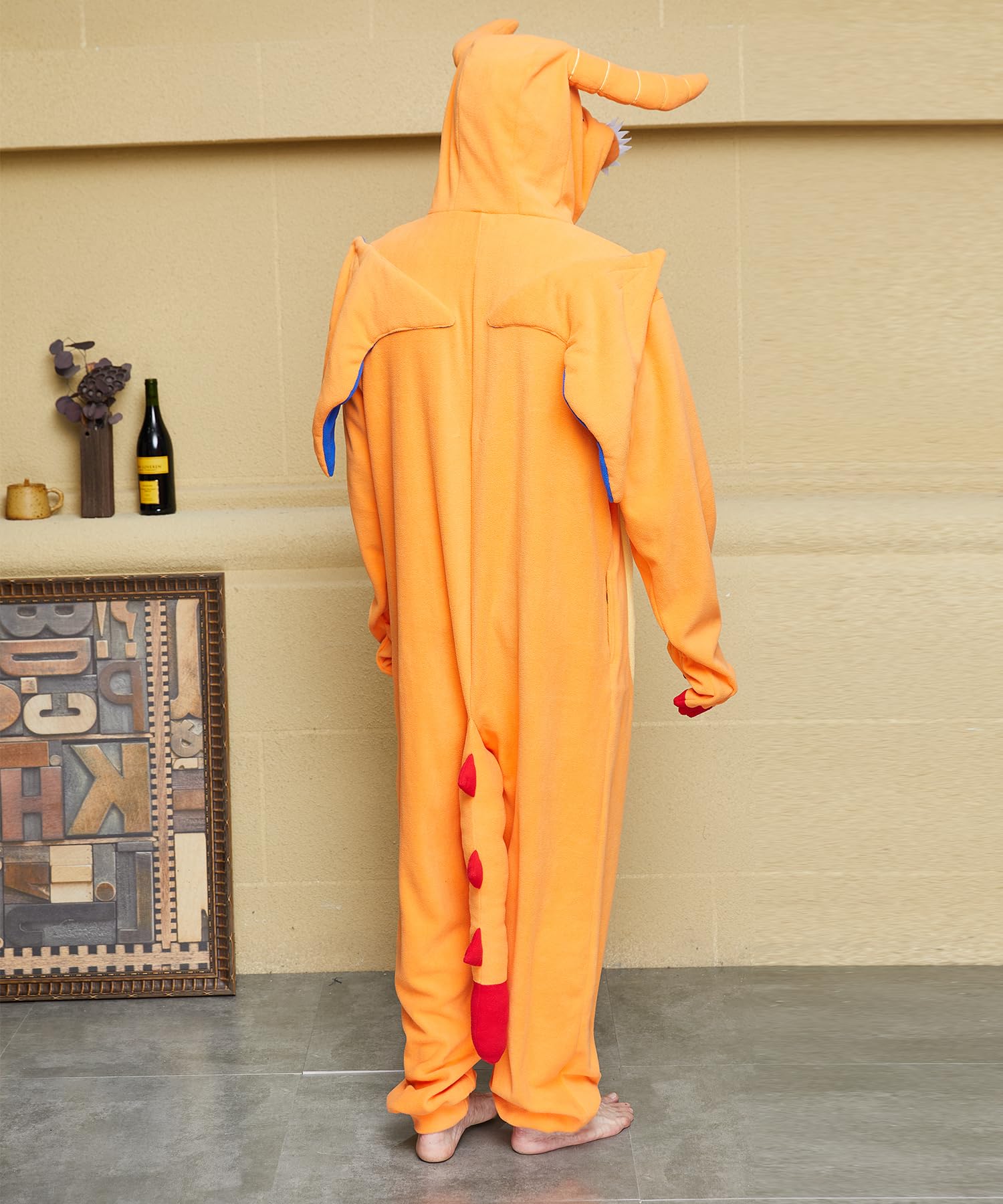 Dodheah Drago Onesie Adulto Animale Cosplay Costume Anime Cartoon Jumpsuit Natale Halloween Pigiama per Gli Uomini Le Donne