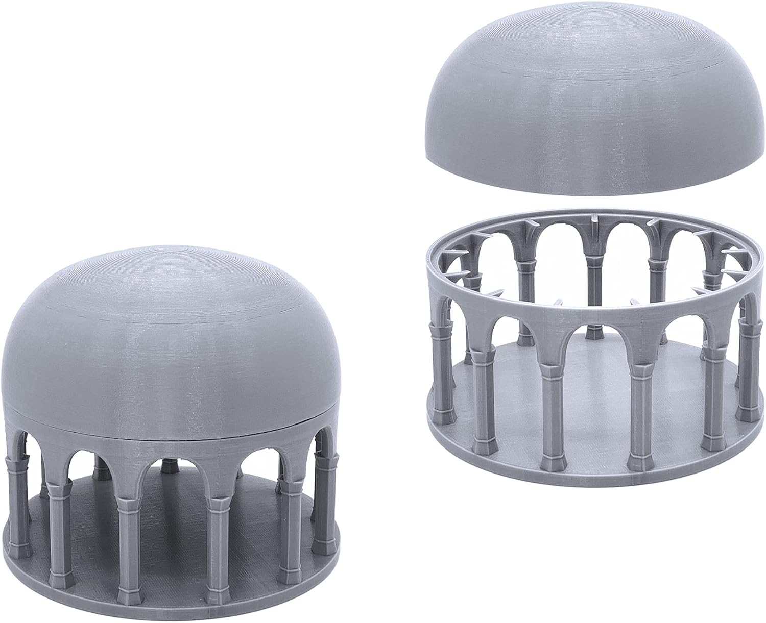 EnderToys Greek Ruined Buildings Bundle, Terrain Scenery for Tabletop 28mm Miniatures Wargame, 3D Printed and Paintable