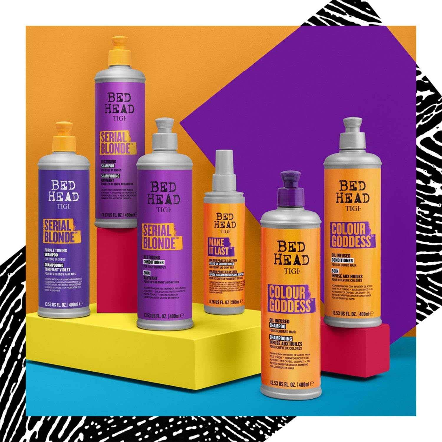 Bed Head by Tigi Colour Goddess Shampoo for Coloured Hair 400 ml