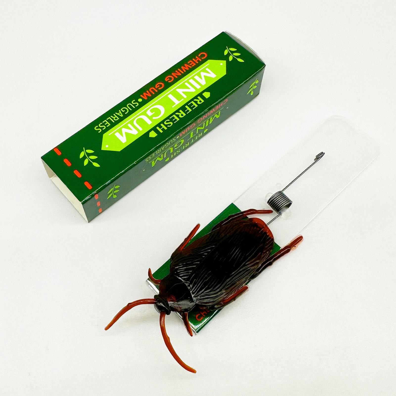Realistic Prank Gum Cockroach Chewing Gum 10X Cockroaches Prank Prop ...