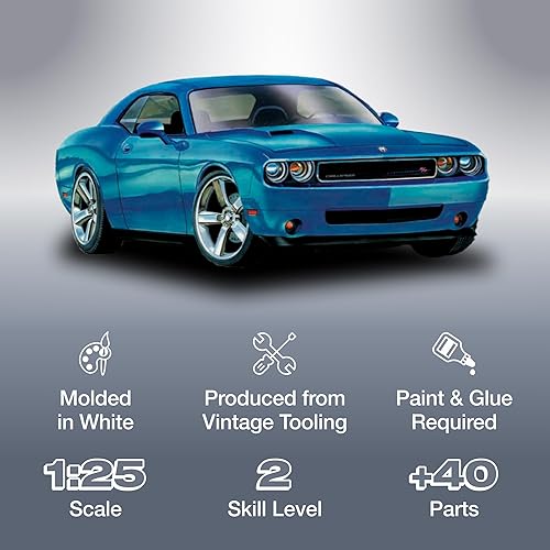 Miniatura 2 de AMT 2009 Dodge Challenger R-T Kit de modelo a escala 1:25 (AMT1117M)