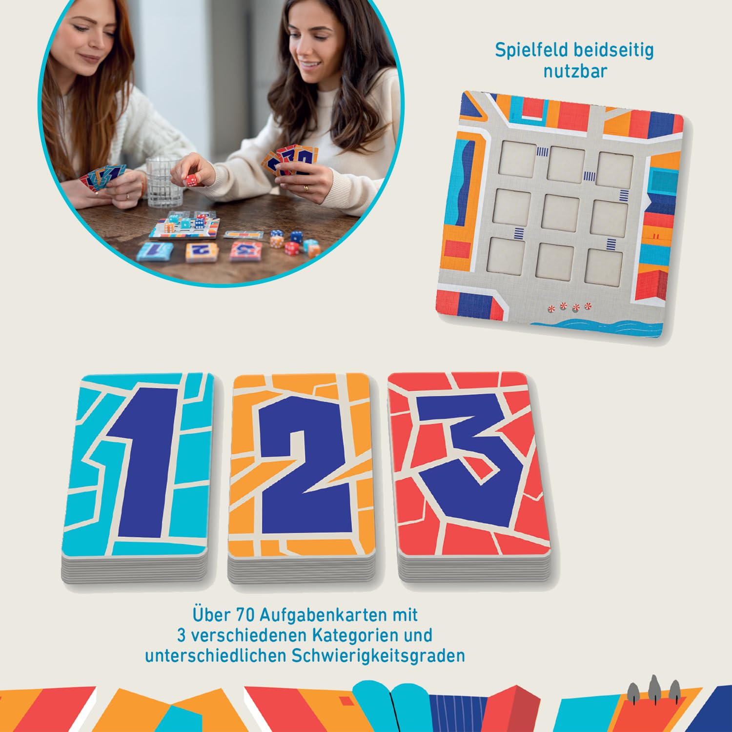 18-teiliges Filz-Tic-Tac-Toe-Set – 3 Farben – Perfekt Für Reisen, Party Und Kids!