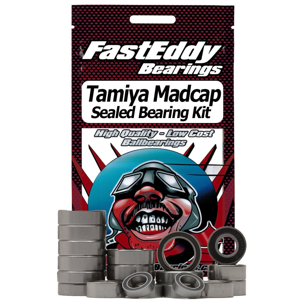 TAMIYA マッドキャップフルベアリング Amazon.co.jp: FastEddy ベアリング Tamiya Madcap (58082) 密封