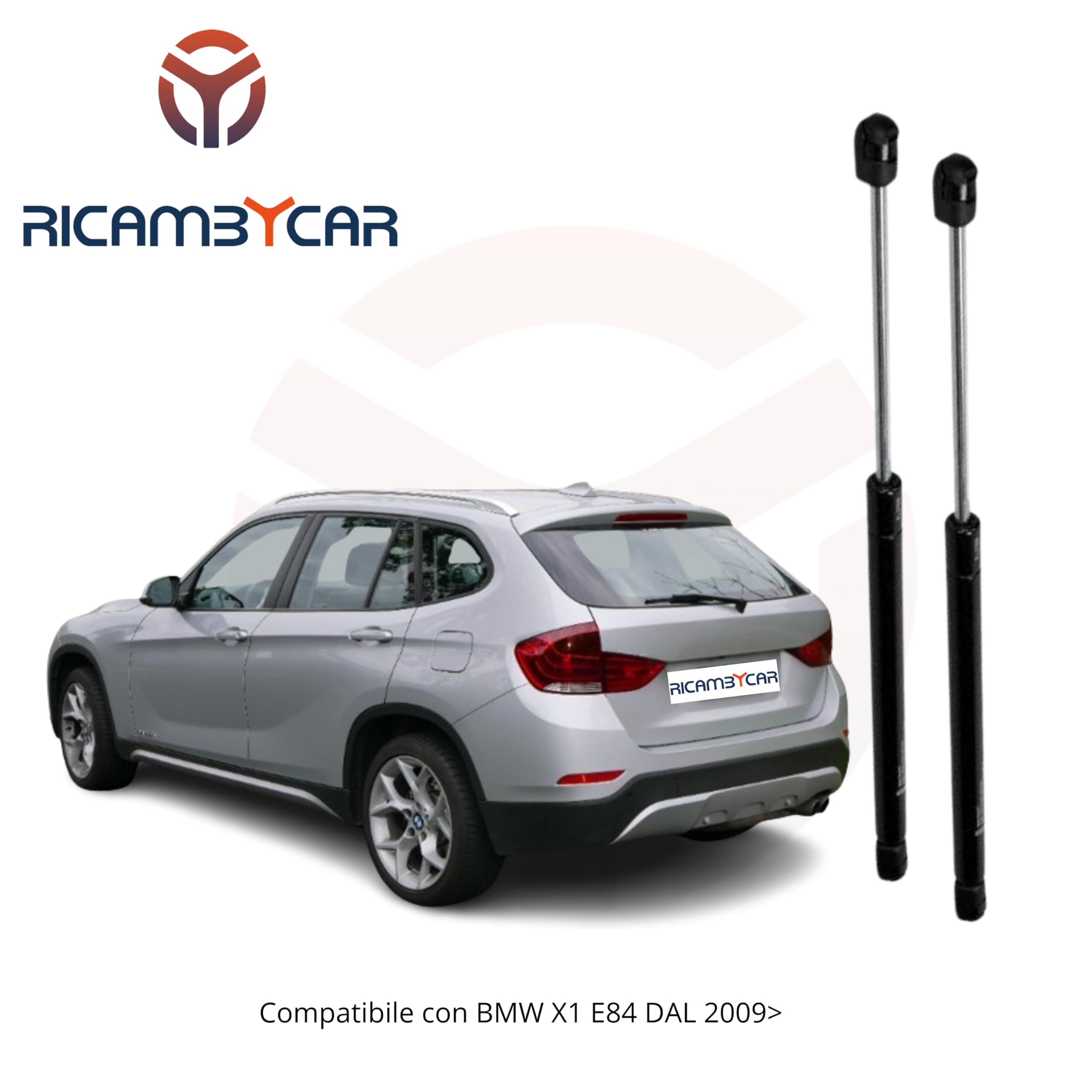 Coppia Molle a Gas Portellone Posteriore Compatibile con BMW X1 E84 2009 > 2015