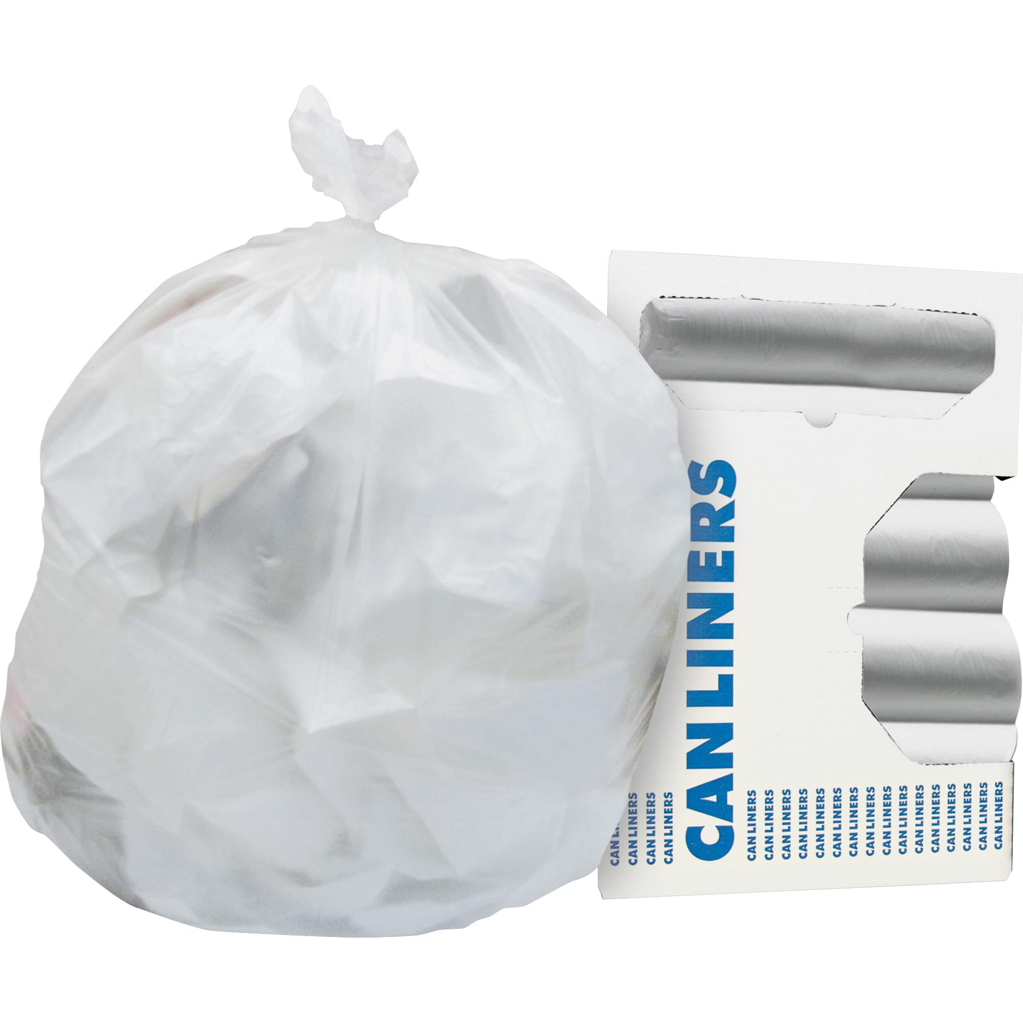 Heritage Value Line Can Liners by Heritage Products – 1 Count (Pack of 200), 60.0 gallons, High-density Polyethylene (HDPE), Natural, Pack of 200