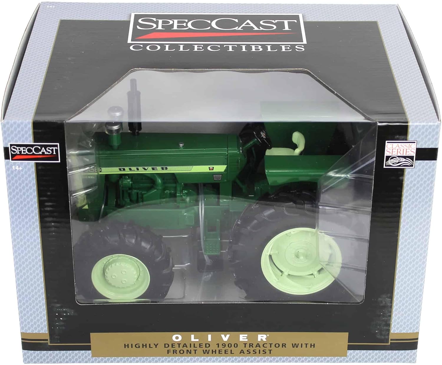 Spec Cast 1/16 Oliver 1900 Tractor with Front Wheel Power Assist SCT960