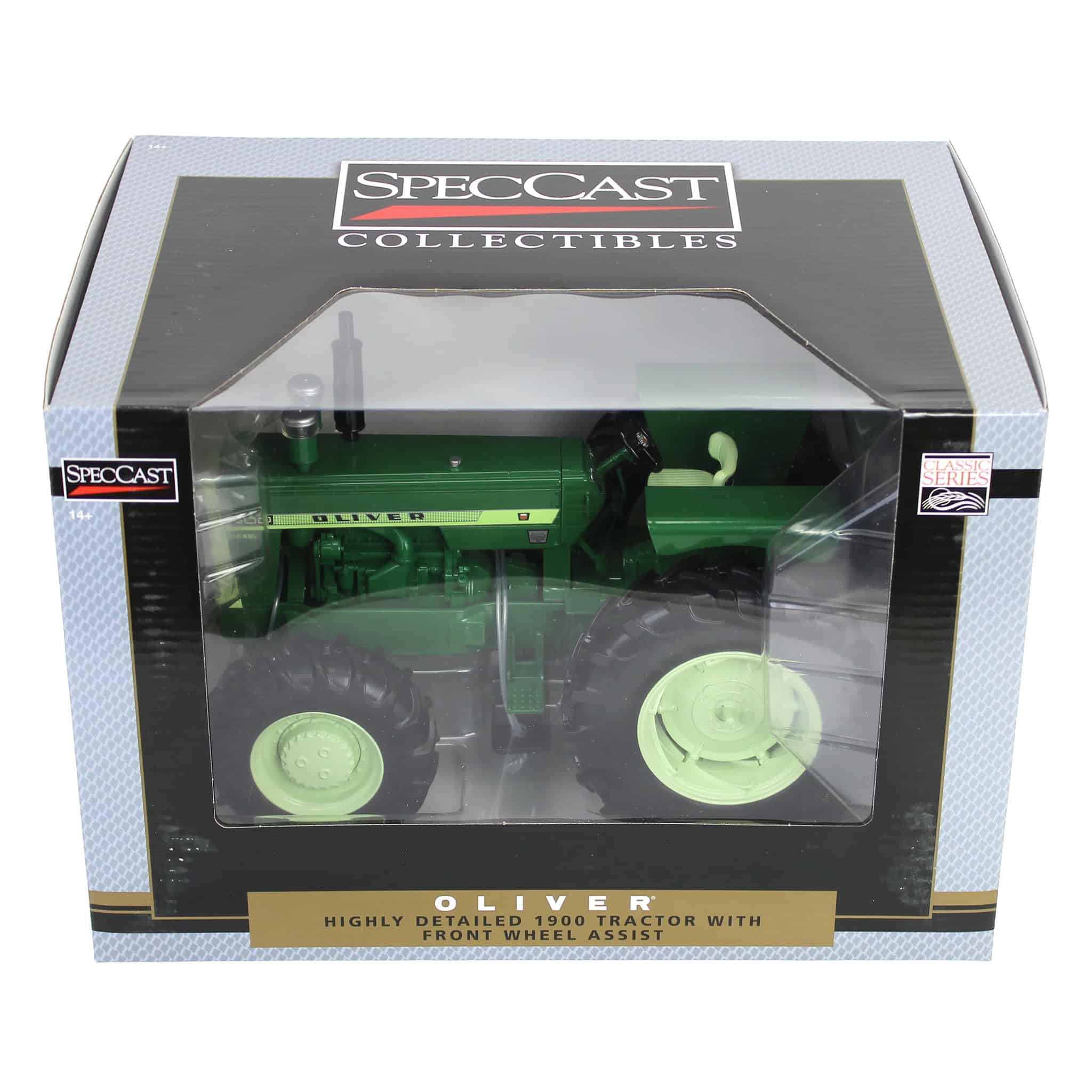 Amazon.com: Spec Cast 1/16 Oliver 1900 Tractor with Front Wheel