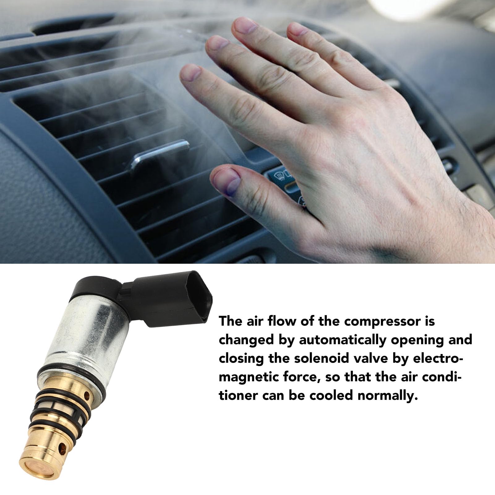 Válvula Electrónica Solenoide De Control De Compresor De CA PXE16 Para Audi A3 2007-2014: Mejora El Rendimiento Del Aire Acondicionado Con Control