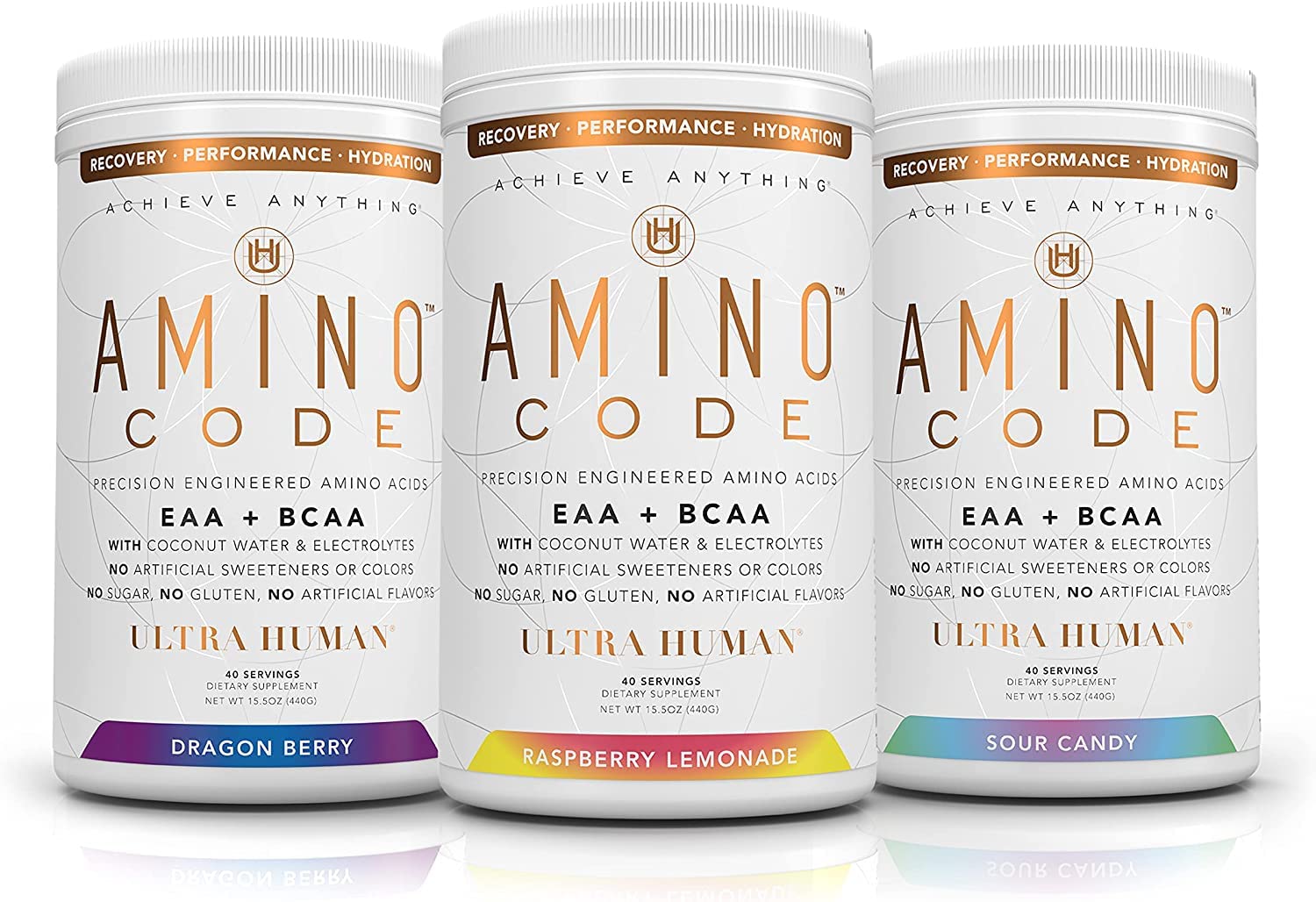 Buy Ultra Human Amino Code Essential Amino s + BCAAs + Coconut Water Electrolytes Fast