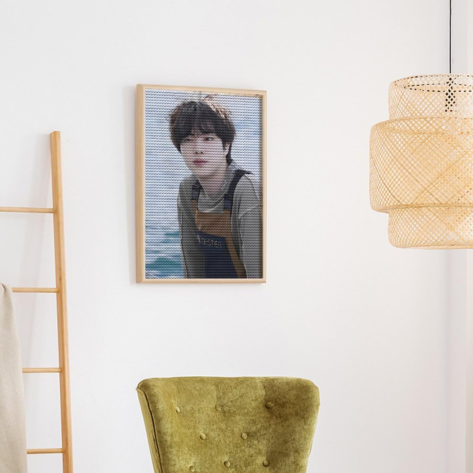 Amazon.co.jp: BTS Jin ダイヤモンドアート 丸いビーズ 操作簡単 応援