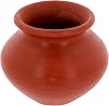 Clay Matki Matka Earthen Terracotta Multipurpose Indian Water Storage Food Curd Pot Hindu Religious Pooja Puja Kalash Round Traditional Mitti Pot Medium