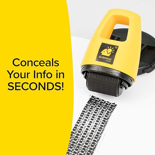 Miniatura 9 de ID Police Sello de rodillo de protección contra robo de identidad, como se ve en la televisión, el rodillo de protección de identidad policial ayuda