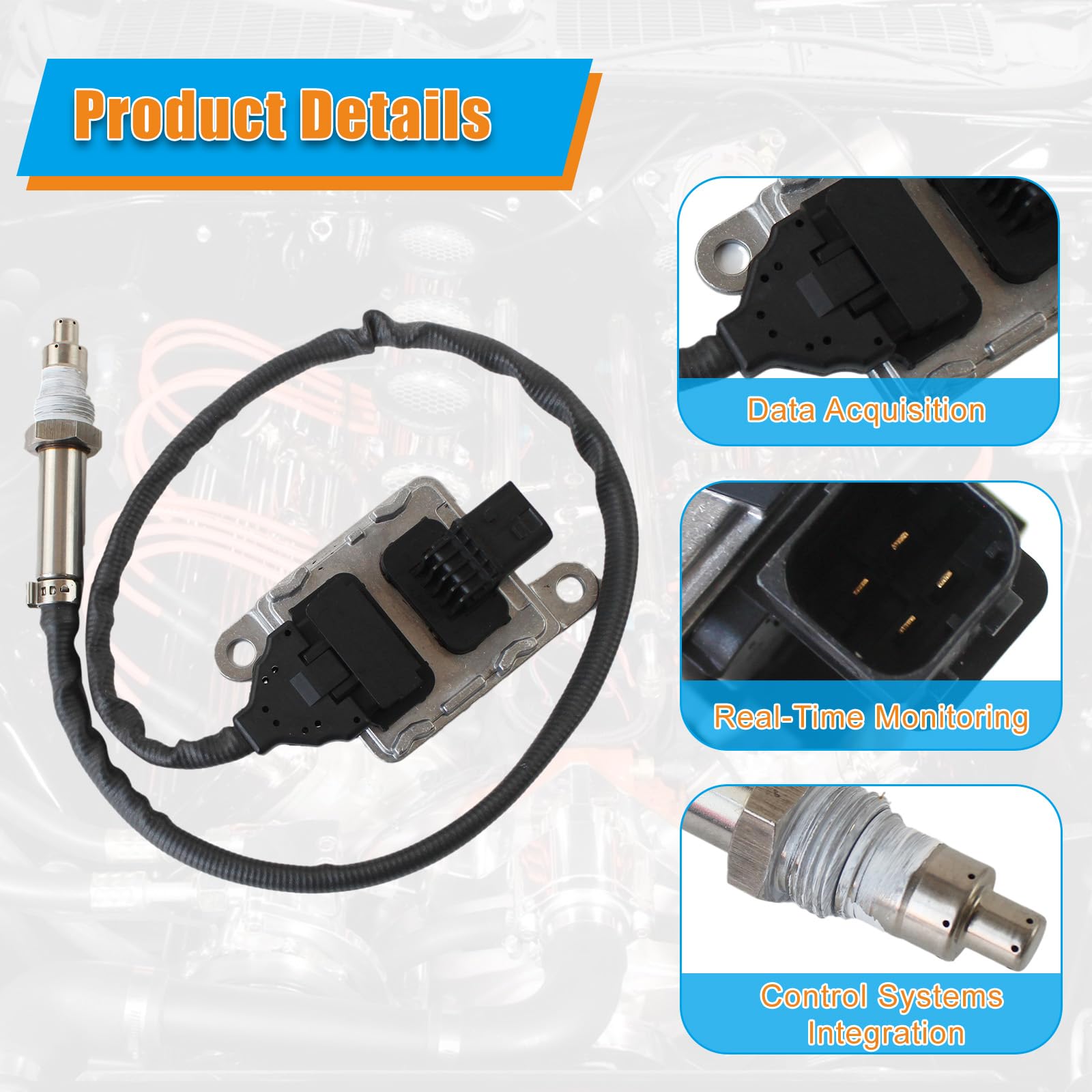 Amazon.com: FIWARY 2236409PE Inlet Nox Sensor Nitrogen Oxide Senso