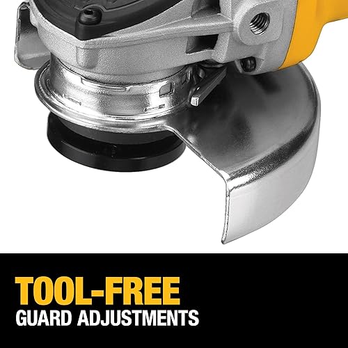 Miniatura 4 de DEWALT Herramienta de amoladora angular, 4-12 pulgadas, interruptor de paleta, 7 amperios (DWE4012), pequeño, multi