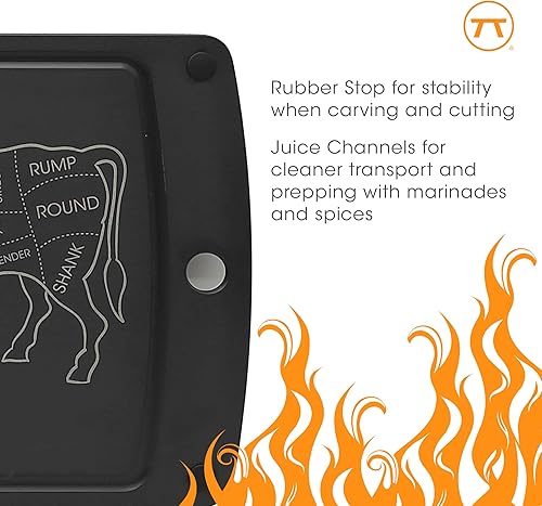Miniatura 5 de Outset Tabla de cortar para parrilla de vaca