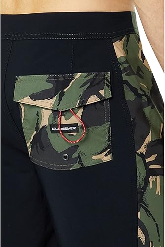 Miniatura 3 de Quiksilver Pantalones cortos de natación para hombre, 18 sesiones lavadas, Surfsilk