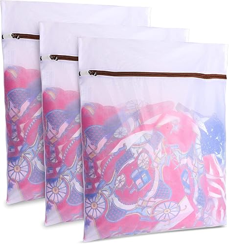 Vista 20 de GOGOODA - Juego de 7 bolsas de malla para lavandería, para prendas delicadas, bolsas para lavar a máquina lencería, ropa sucia, medias, blusas, ropa