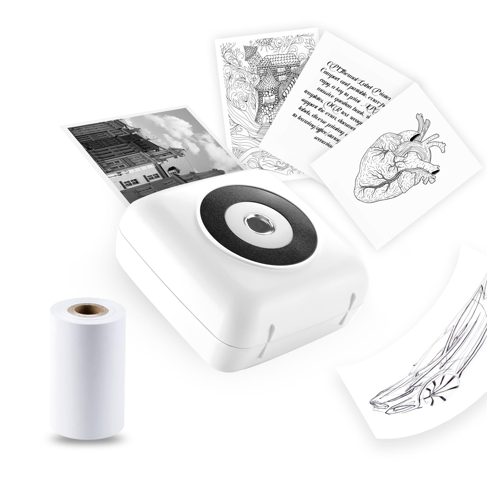 Amazon.com: Mini Sticker Printer 304DPI, Print Pods