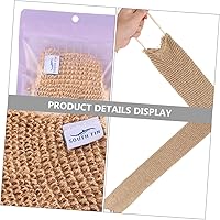 Vista 7 de Esponja de limpieza de barra de baño Esponja corporal Esponja de baño para cuerpo Mango extra largo Cepillo de espalda de lufa Correa de espalda