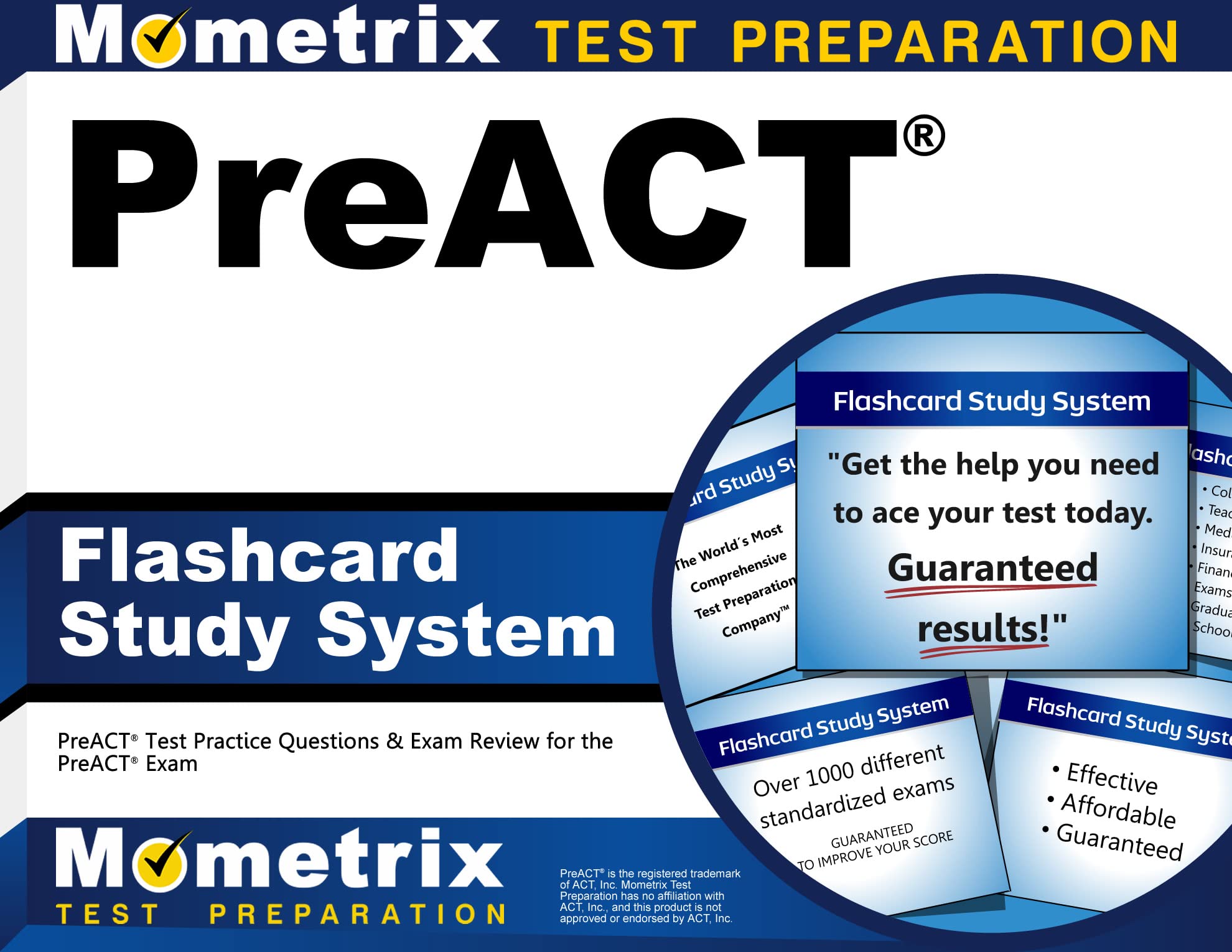 PreACT Flashcard Study System: PreACT Test Practice Questions & Exam Review for the PreACT Exam (Cards)