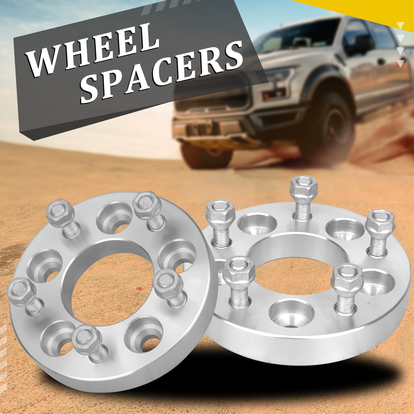 4Pcs 1" 5x5 To 5x4.75 Wheel Adapters 12x1.5 For 1994-1996 Chevy Impala Caprice - View #8
