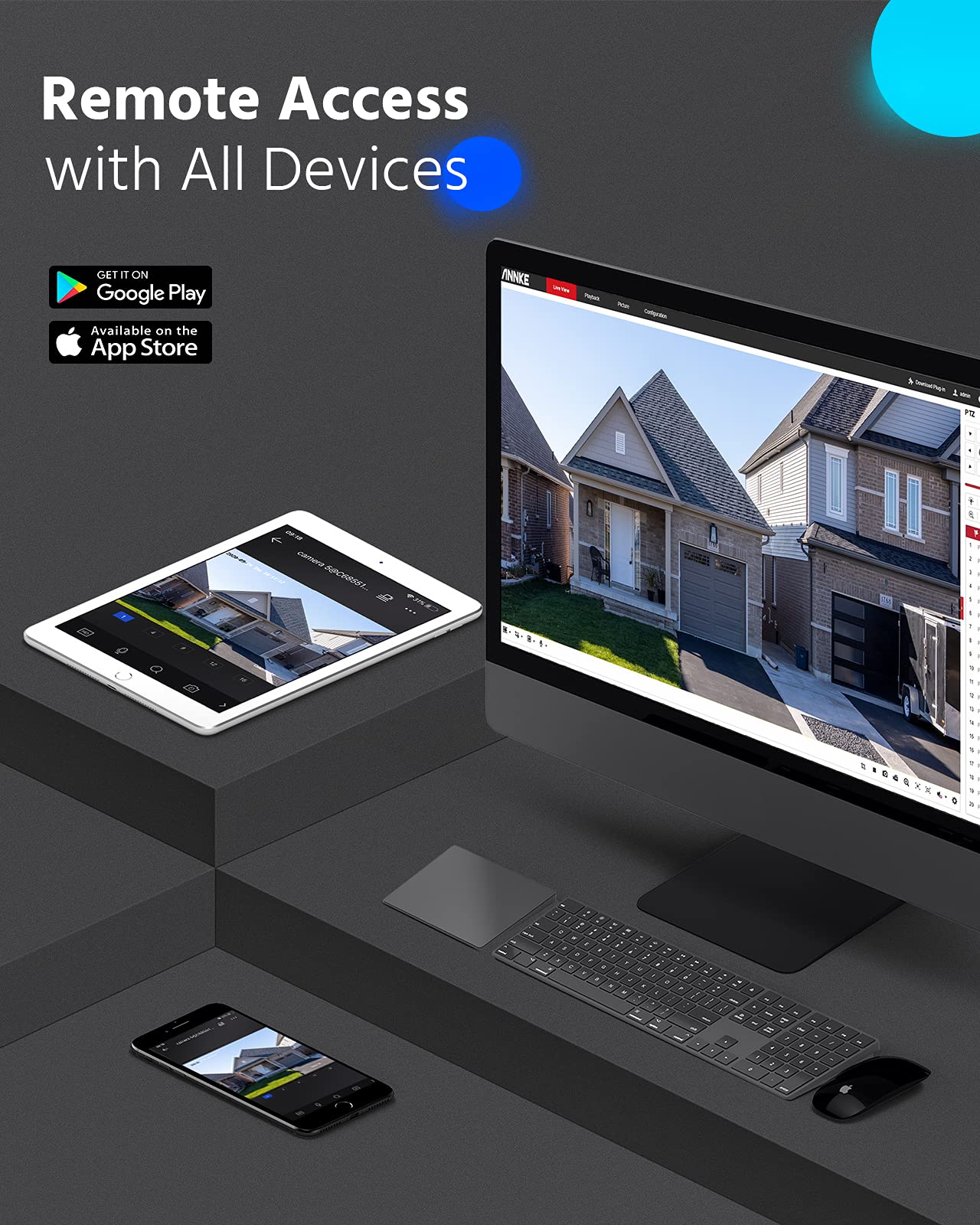 Buy ANNKE 5MP Lite H.265+ Surveillance DVR Recorder with AI Human/Vehicle Detection, 8CH Hybrid