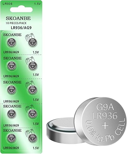 SKOANBE SR936SW 394 AG9 1.5V botón de la moneda de la batería del reloj (10 unidades)