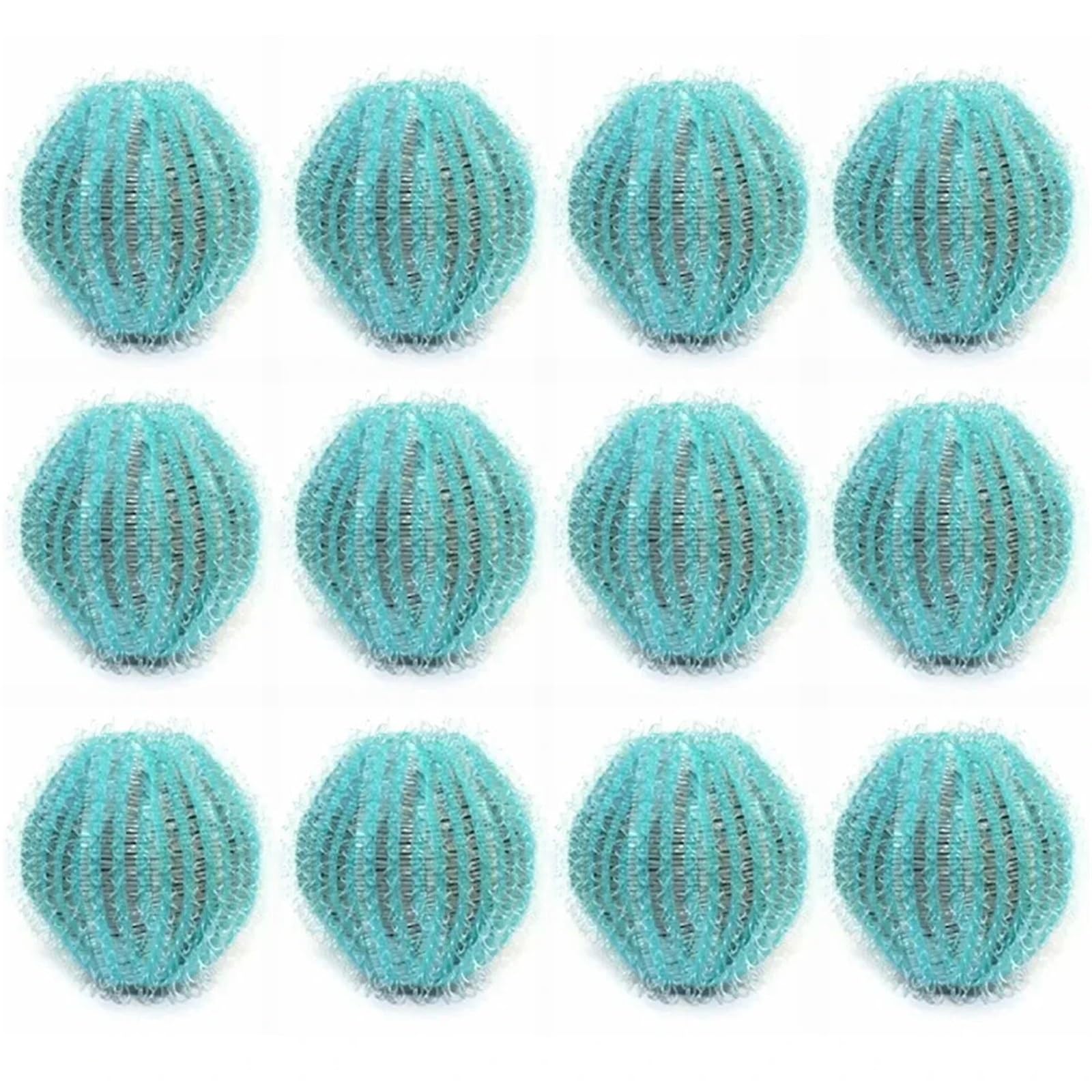 Tumble Dryer Balls, 12 Pcs Plastic Laundry Balls 3.5 cm Hair r Reusable Lint for Washing Machine