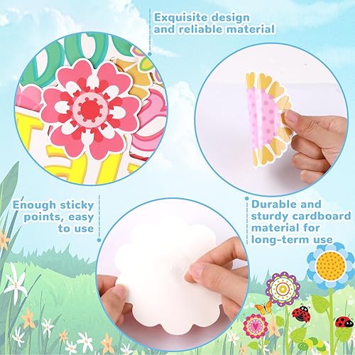 Miniatura 3 de Reading Makes Your Mind Bloom - Juego de tablones de anuncios para aula, flores de primavera, recortes de anuncios, recortes de boletines de