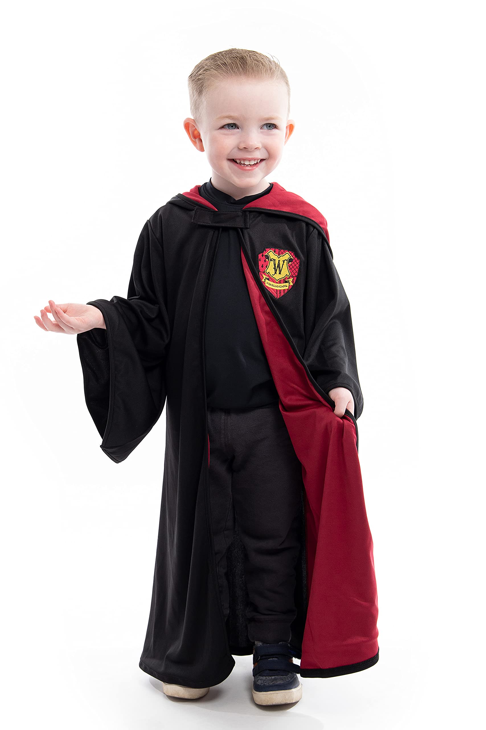 Little Adventures Red Hooded Wizard Robe Dress Up Costume